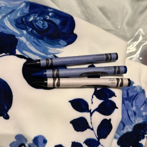 EUC Lauren Ralph Lauren blue and white dress 10P - Picture 7 of 8